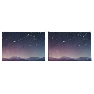 Murugi Luxe Beddings Lunar Nights Pair of Standard Pillowcase