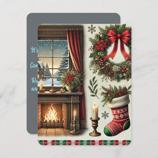 Murugi Moments Christma Invitations Cards   (Front/Back)