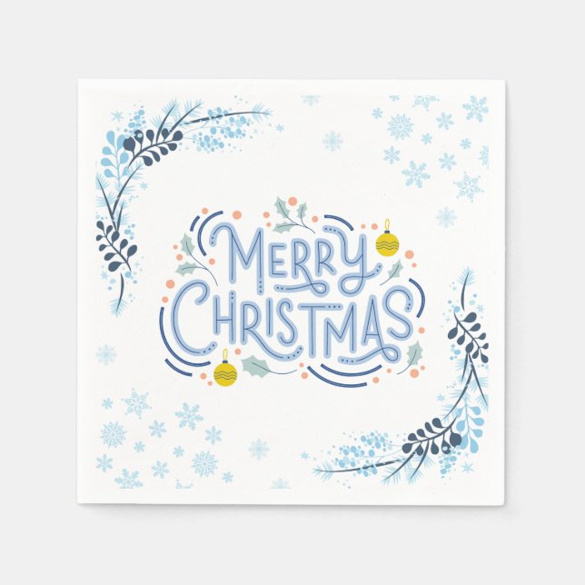 Murugi Moments Christmas Paper Napkins  (Front)