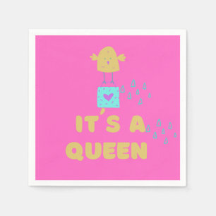 Murugi Moments Girl Gender Reveal Party Napkin