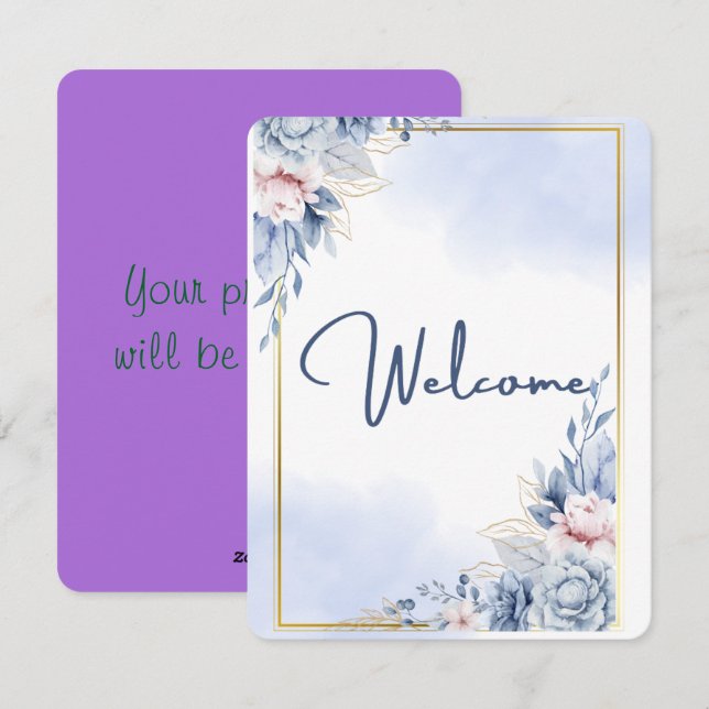 Murugi Moments Invitation cards  (Front/Back)