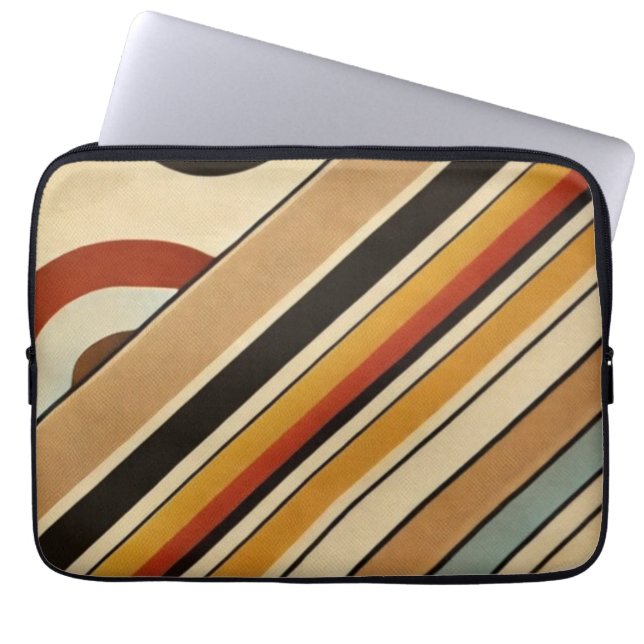 Murugi Tech Accessories Serene Lines  Laptop Sleeve (Front)