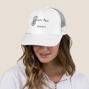 Murugi Wear Brains First, Always Trucker Hat