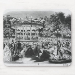 Musard concert at the Champs-Elysees, 1865 Mouse Mat