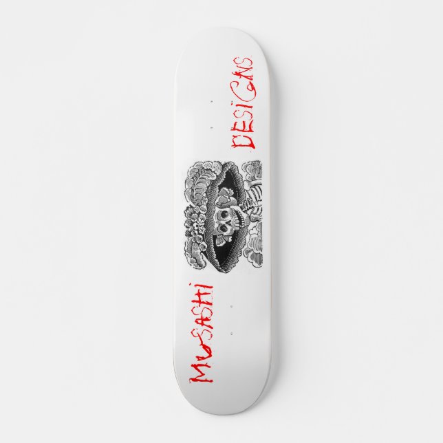 Musashi Designs Dem Bones Skateboard (Front)