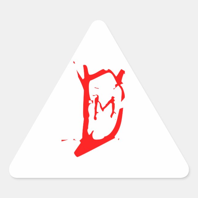 Musashi Designs Logo Triangle Triangle Sticker (Front)