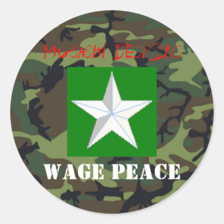 Musashi Designs Wage Peace Sticker