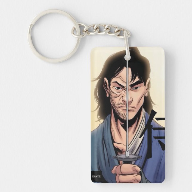 Musashi - wear the spirit in you key ring (Front)