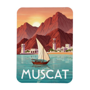 Muscat Oman Travel Magnet
