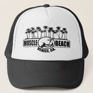 MUSCLE BEACH BY EKLEKTIX SPORTS GEAR TRUCKER HAT