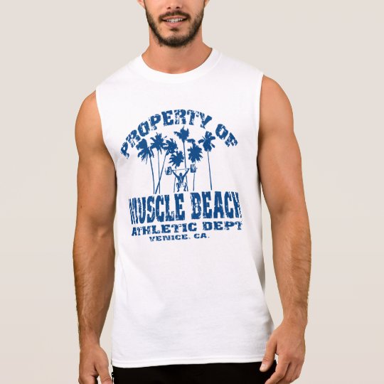 MUSCLE BEACH GEAR BY EKLEKTIX SLEEVELESS SHIRT