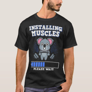 Muscle Building Barbell Training Fitness Strength T-Shirt