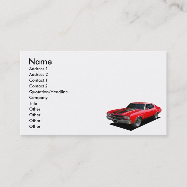 Muscle Business Card (Front)