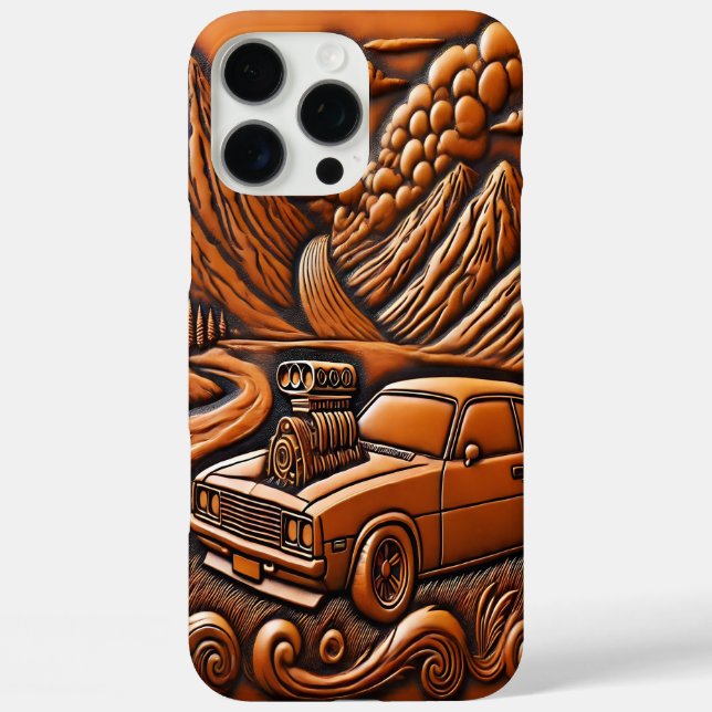 Muscle Car and River Valley Dream Case-Mate iPhone Case (Back)