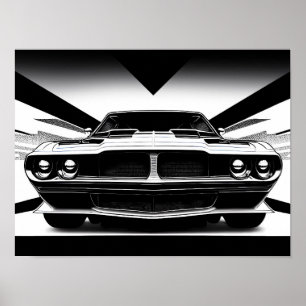 Muscle Car Art Print