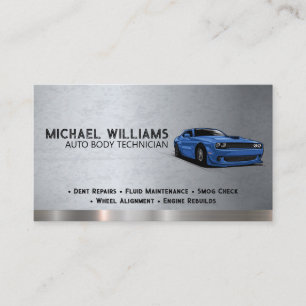Muscle Car   Auto Garage Shop Business Card