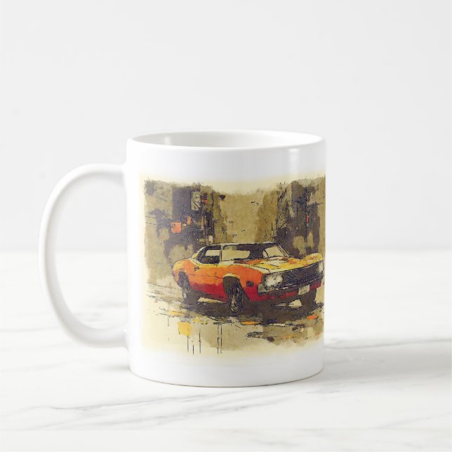Muscle Car Coffee Mug (Left)