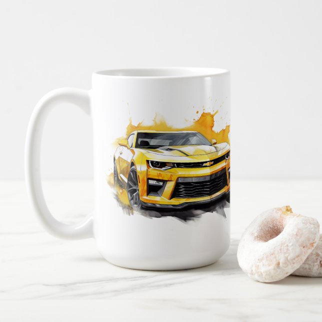 Muscle Car Coffee Mug (With Donut)