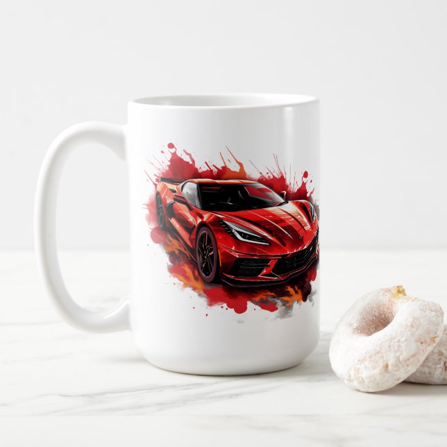 Muscle Car Coffee Mug (With Donut)