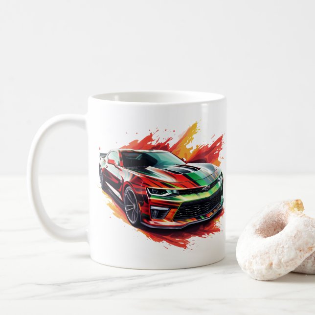 Muscle Car Coffee Mug (With Donut)