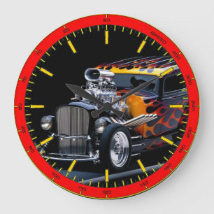 Muscle Car Large Clock