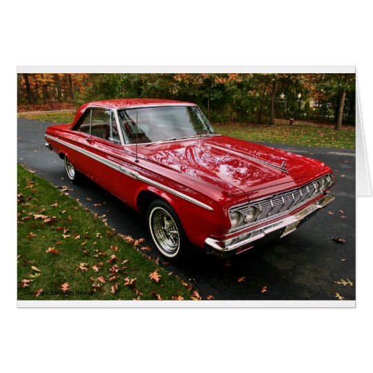 Muscle Car Merchandise Card