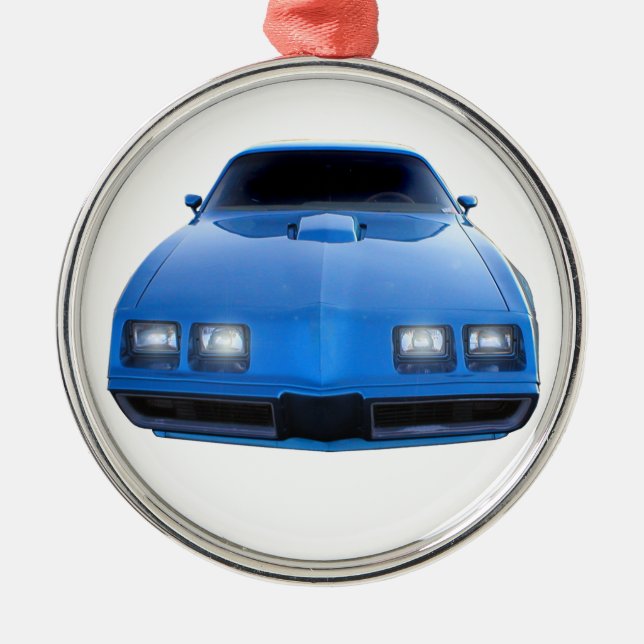 Muscle Car Metal Tree Decoration (Front)