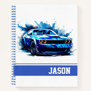 Muscle Car Notebook