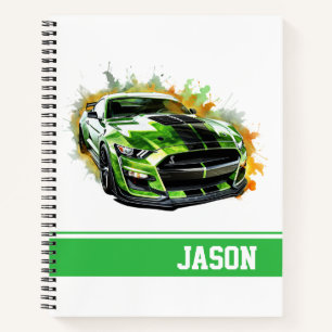 Muscle Car Notebook
