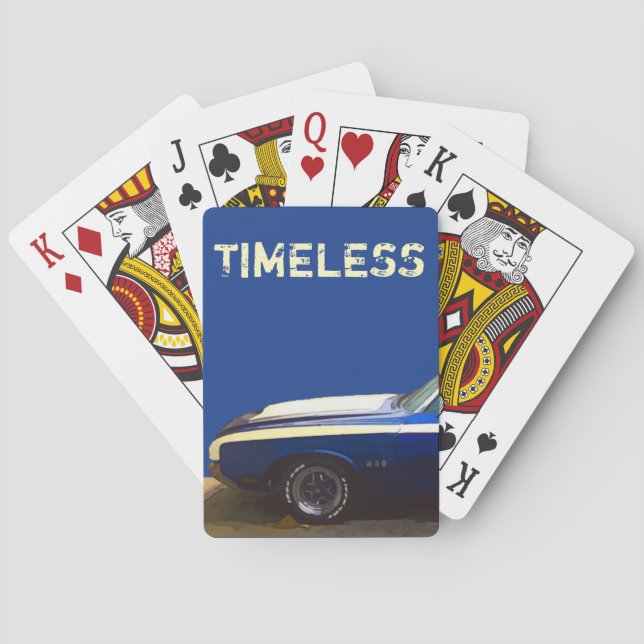 MUSCLE CAR PLAYING CARDS (Back)