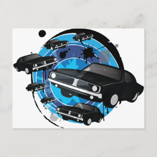 Muscle Car Postcard