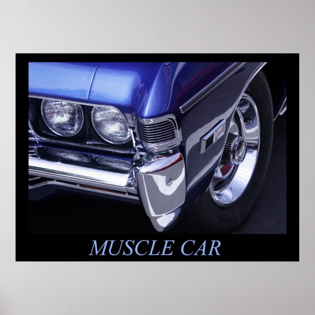 Muscle Car Poster (Front)