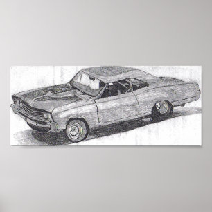 MUSCLE CAR POSTER