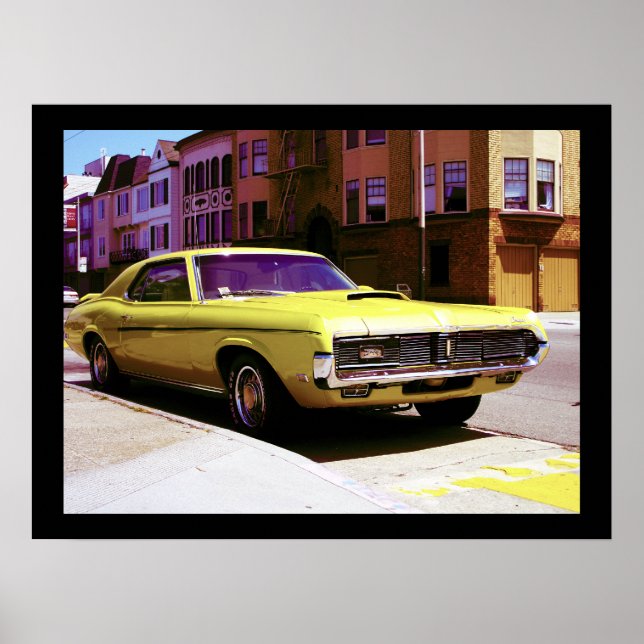 Muscle Car, San Francisco Poster (Front)