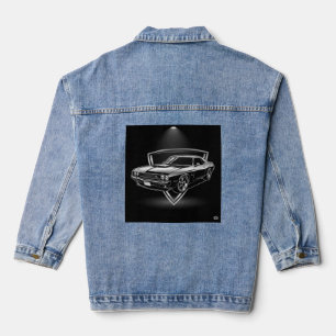 Muscle Car: Unleash the Beast Denim Jacket