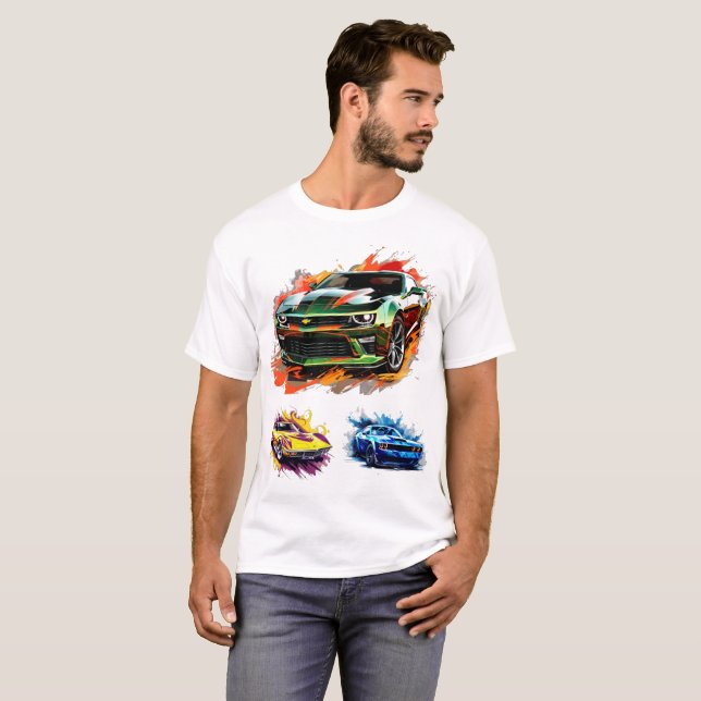 Muscle Cars T-Shirt (Front Full)