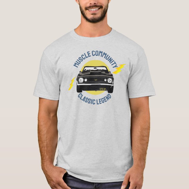 Muscle Community Classic Legend Lightning T-Shirt (Front)
