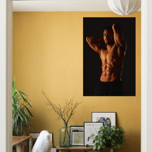 Muscle Confidence Hot Guy Poster