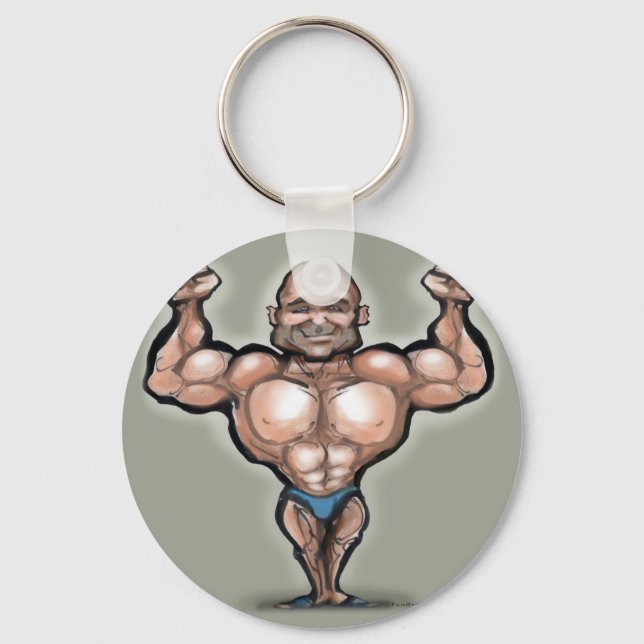 Muscle Dude Key Ring (Front)