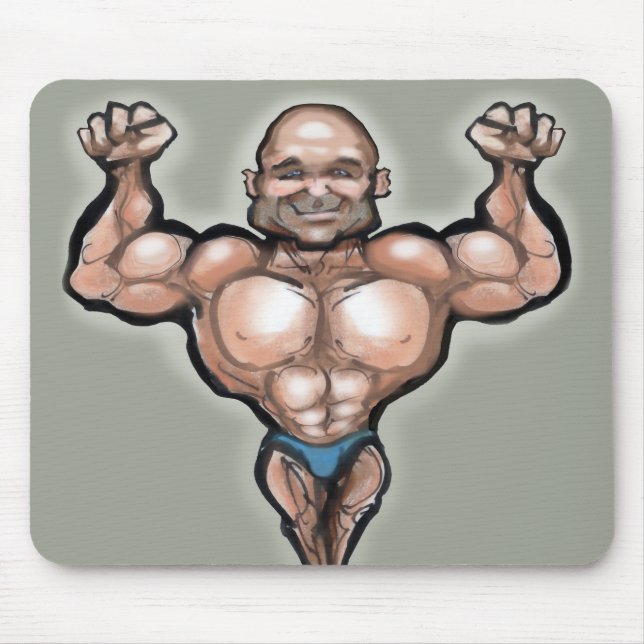 Muscle Dude Mouse Mat (Front)