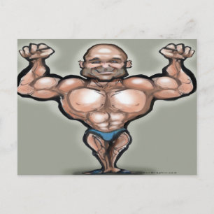 Muscle Dude Postcard