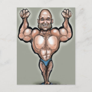 Muscle Dude Postcard
