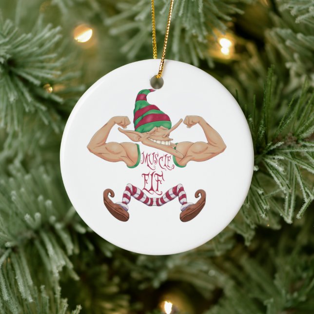 Muscle Elf Ceramic Tree Decoration (Tree)