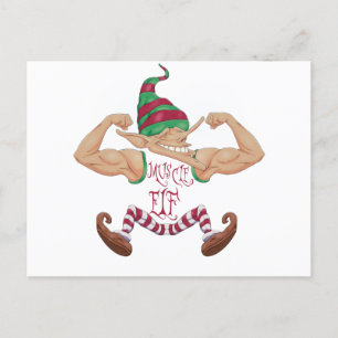 Muscle Elf Postcard