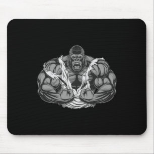 Muscle Gorilla Fitness Workout Gym For Lover Bodyb Mouse Mat