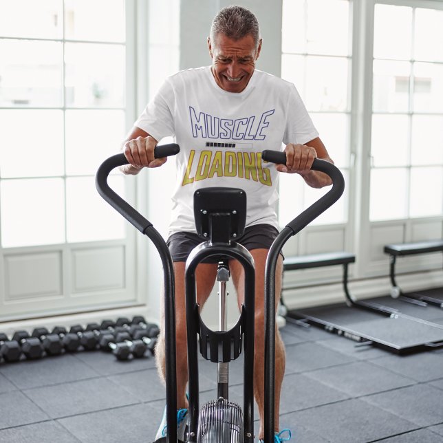 Muscle Loading Progress Graphic T-Shirt (Creator Uploaded)