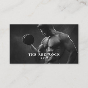 Muscle Man, Personal trainer, Gym Instructor Business Card