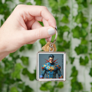  "Muscle Marvels: Superhero Creator" Key Ring