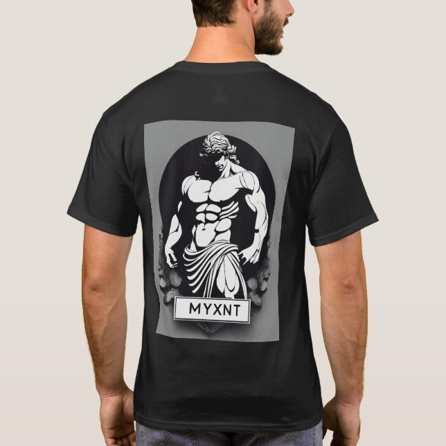  "Muscle Mastery: Unleash the Beast Within" T-Shirt (Back)
