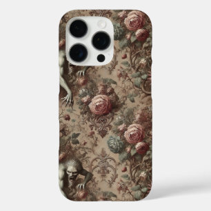 Muscle Memory – Gothic Victorian Floral Design iPhone 16 Pro Case